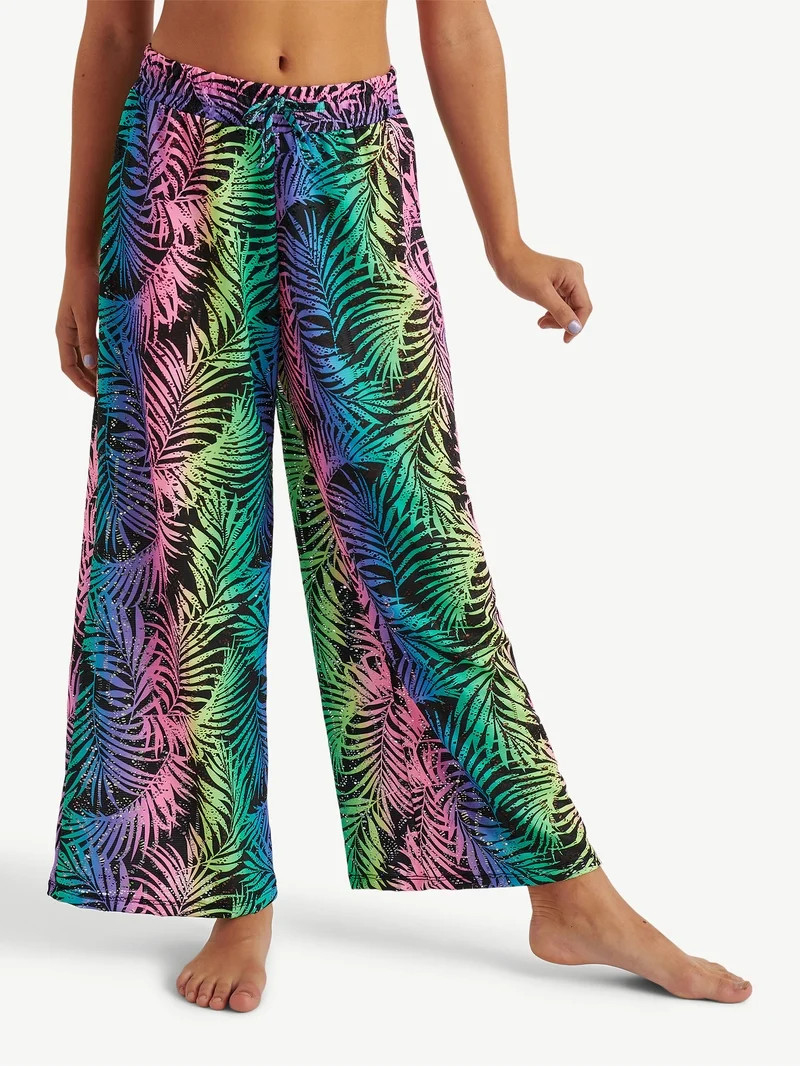 Justice Girls Swimsuit Cover Up Pant, Sizes XS-XL | Walmart (US)