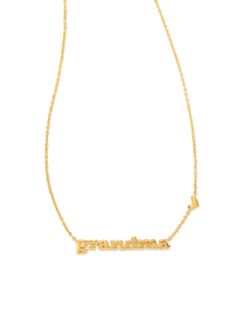 Grandma Pendant Necklace in Gold | Kendra Scott