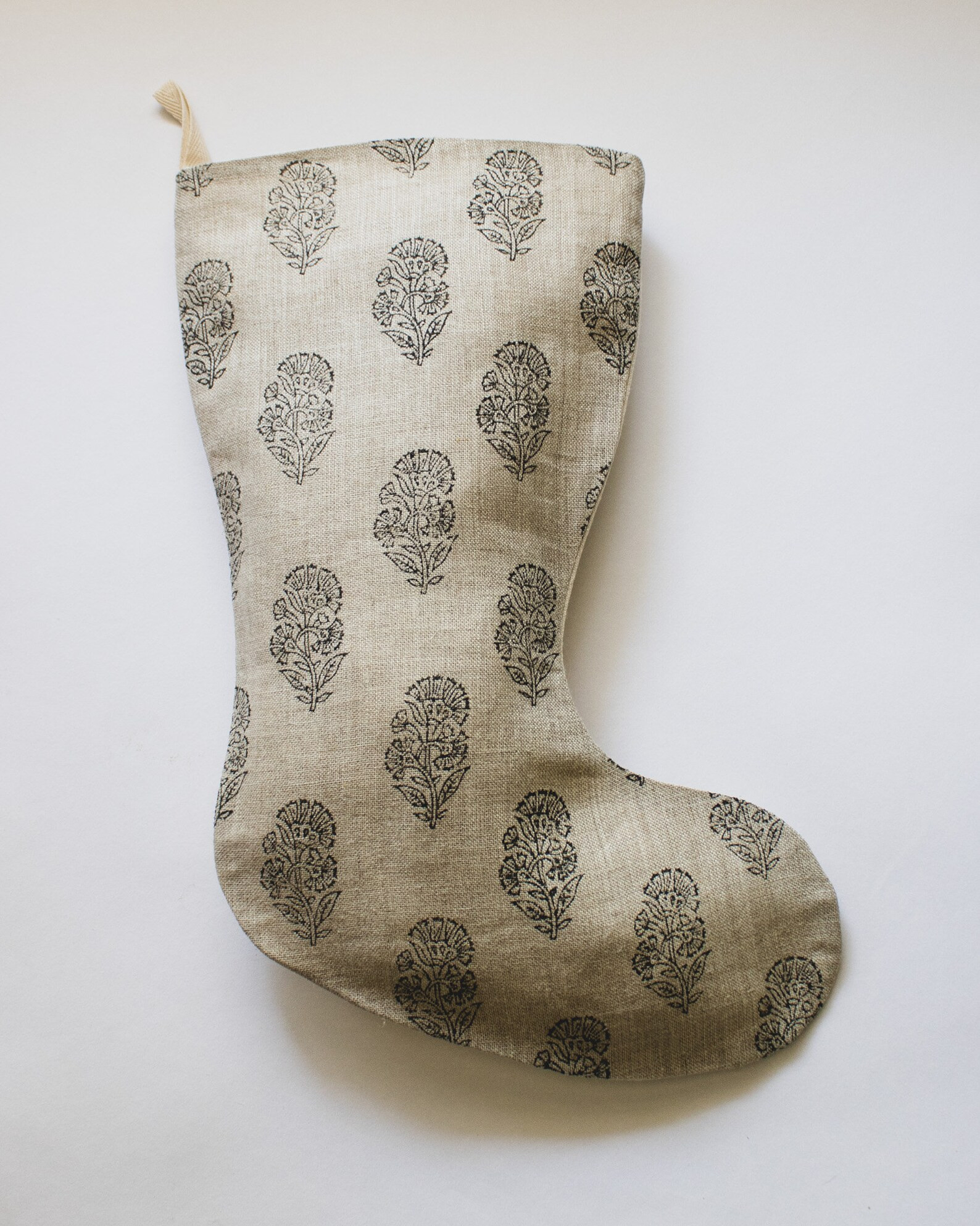 Neutral Christmas Stockings With Pom Pom Tassel Modern Boho - Etsy Canada | Etsy (CAD)