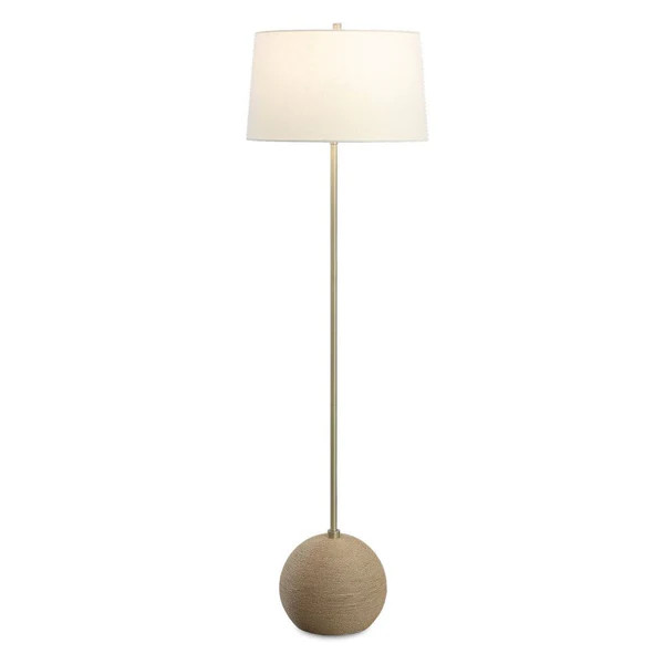 Captiva Floor Lamp, Brass | Greene & Co Interiors