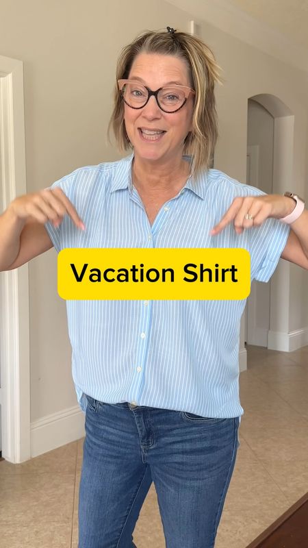 Vacation outfit, loose blouse, travel outfit, casual style, stretchy waistband, travel, over 40 outfits

#LTKtravel #LTKover40