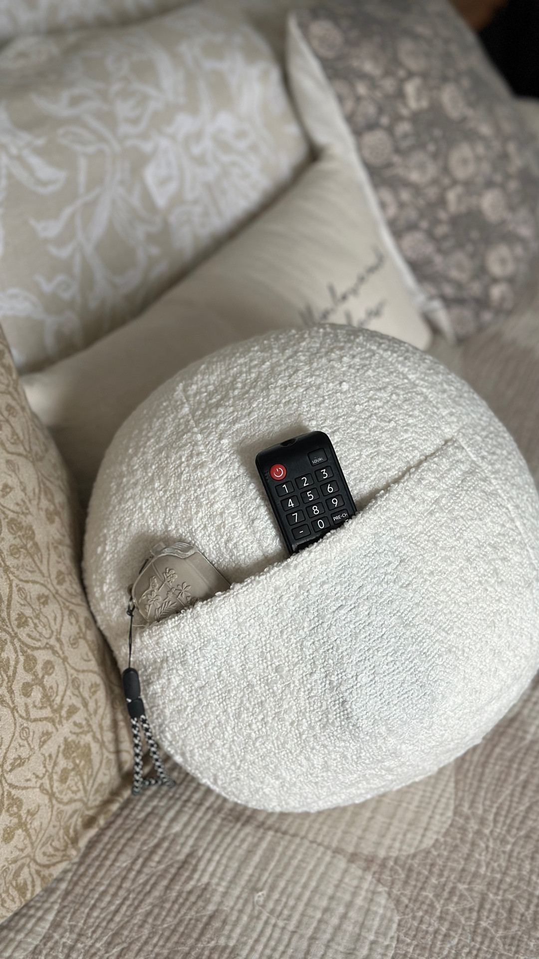 I thought I was just unboxing something cute… but turns out it’s cute and actually useful which feels illegal 🤍 @cozela really did something with this one. The boucle texture had me at first touch but then I noticed the pocket and now I’m emotionally attached.

Because tell me why I’m always losing the remote… my lip balm… everything? And now it just lives right here like a tiny organized dream.

I’ve already moved it from my bedroom to the living room because apparently I need it in every corner of my life now.

If you love when something is both pretty and practical this is your sign. Use code POCKET to save $10 🤍

#cozyfinds #momlifeunfiltered #homefinds #neutralaesthetic #littleluxuries

#LTKHome #LTKmomlife #LTKSaleAlert