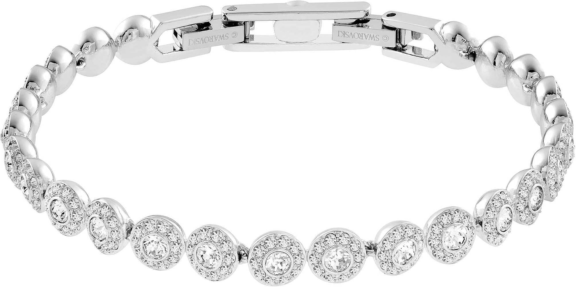 Swarovski Una Angelic Bracelet with White Crystals on a Rhodium Plated Setting | Amazon (US)