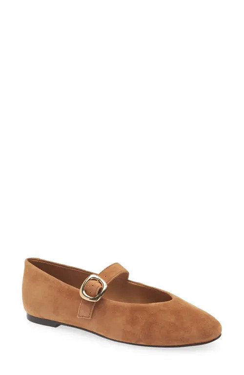 Madewell The Remy Mary Jane Flat in Dried Acorn at Nordstrom, Size 11 | Nordstrom