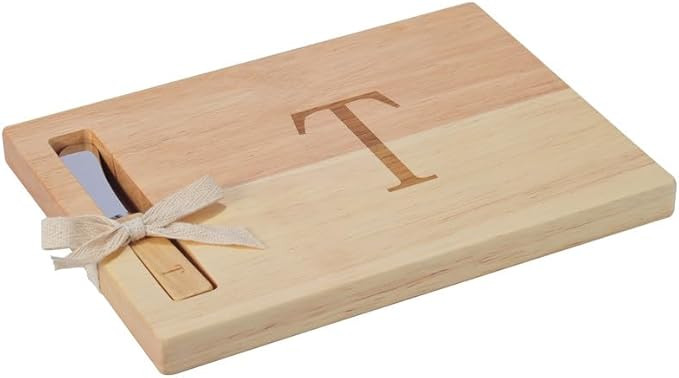 Miicol Wood Charcuterie Board, Monogram Cheese Board 10 Inch, Personalized Initial Cutting Board ... | Amazon (US)