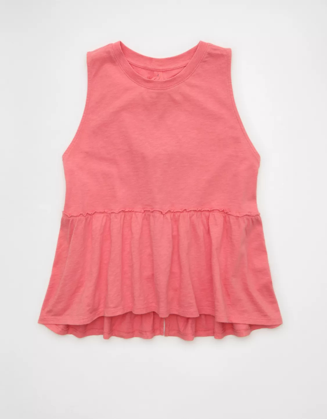 AE Sunchaser Tie-Back Babydoll Tank Top | American Eagle Outfitters (US & CA)