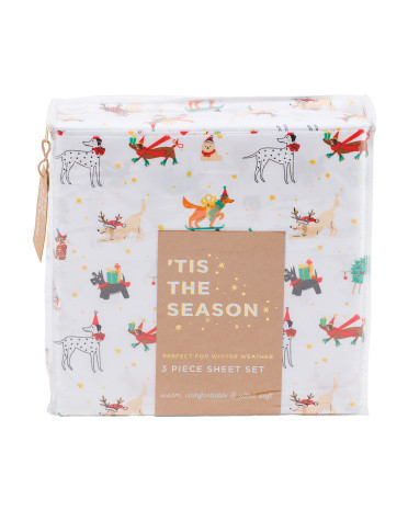 Merry Woofmas Sheet Set | TJ Maxx