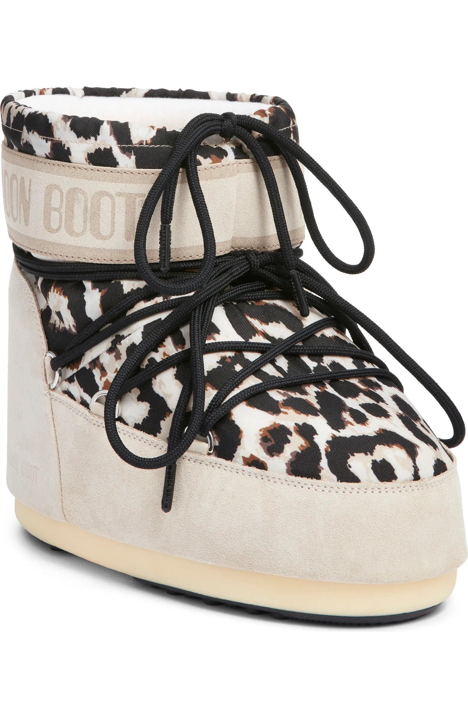 Icon Low Water Repellent Leopard Print Boot (Women) | Nordstrom