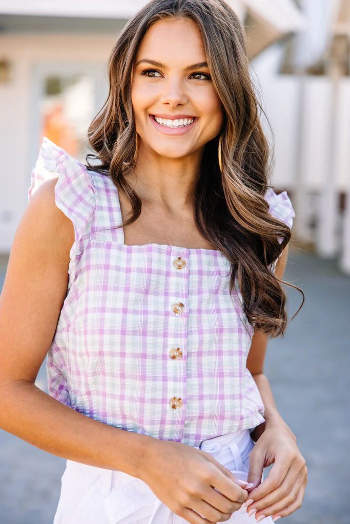 Top Pick Pink Gingham Blouse | The Mint Julep Boutique