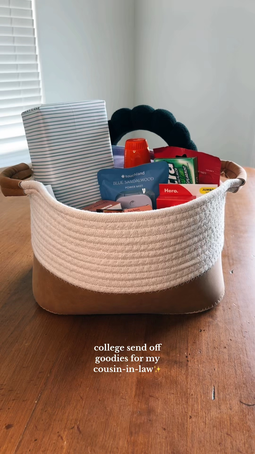 college send off basket for my fav!! 

#LTKVideo #LTKBacktoSchool #LTKBeauty