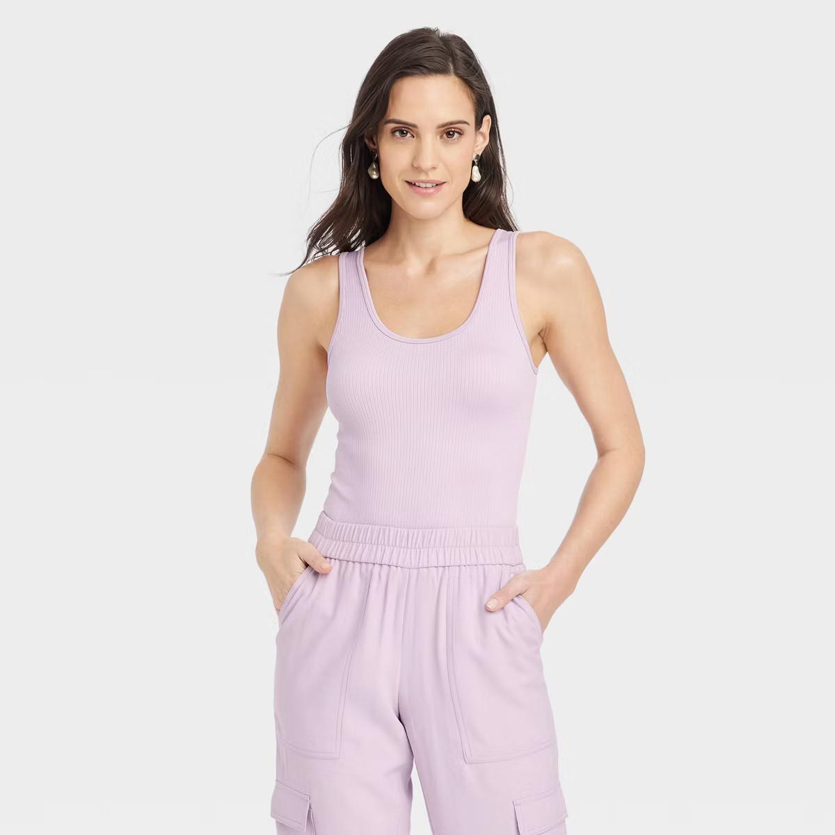 Women's Seamless Slim Fit Tank Top - A New Day™ | Target
