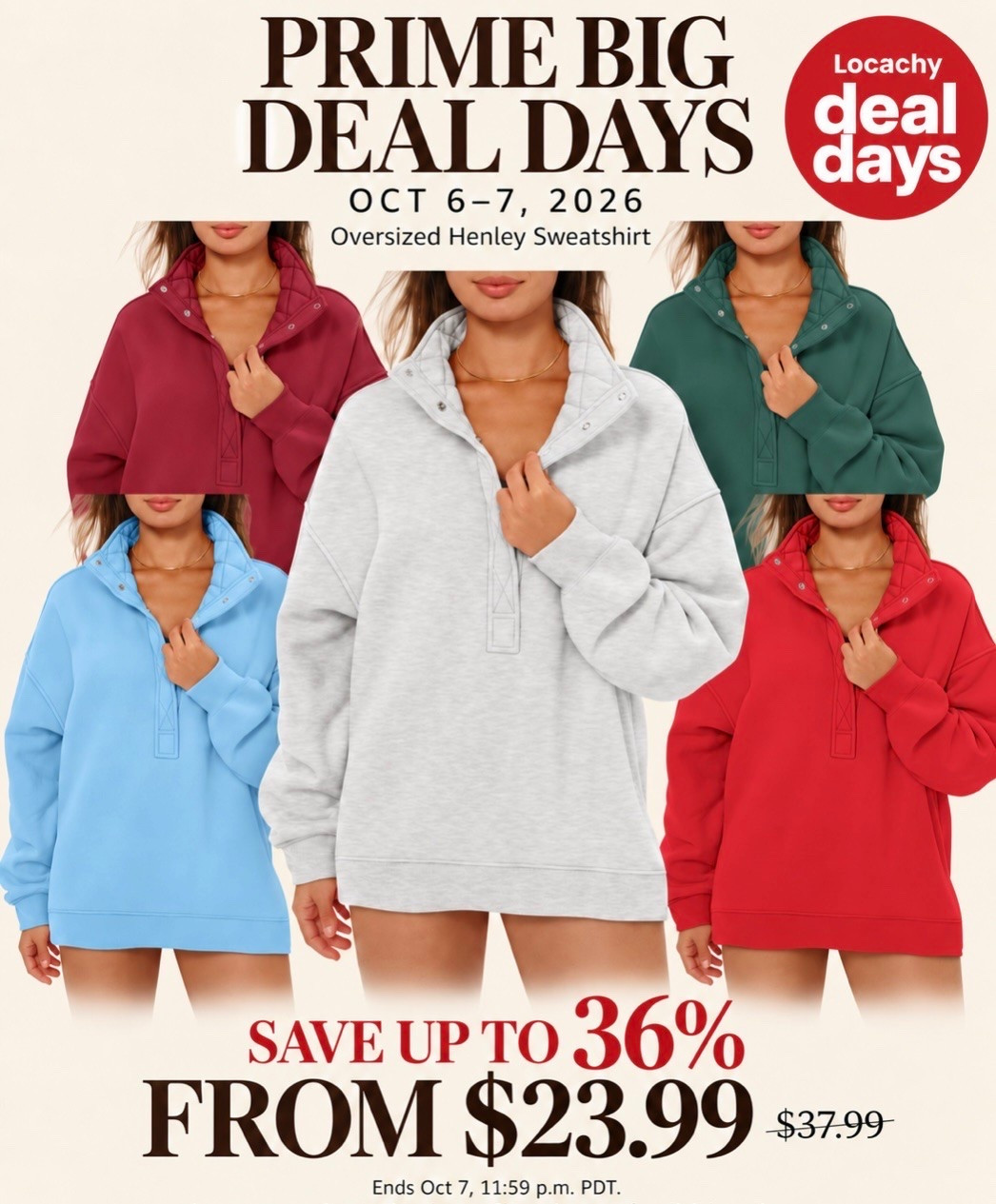 Big deal days is here! Can’t get over the price of this cozy pullover!!!