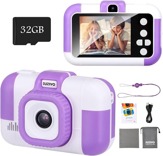 SUZIYO Children Camera, Birthday Electronic Toys for Kids, Upgrade Toddlers Selfie Digital Camcor... | Amazon (US)