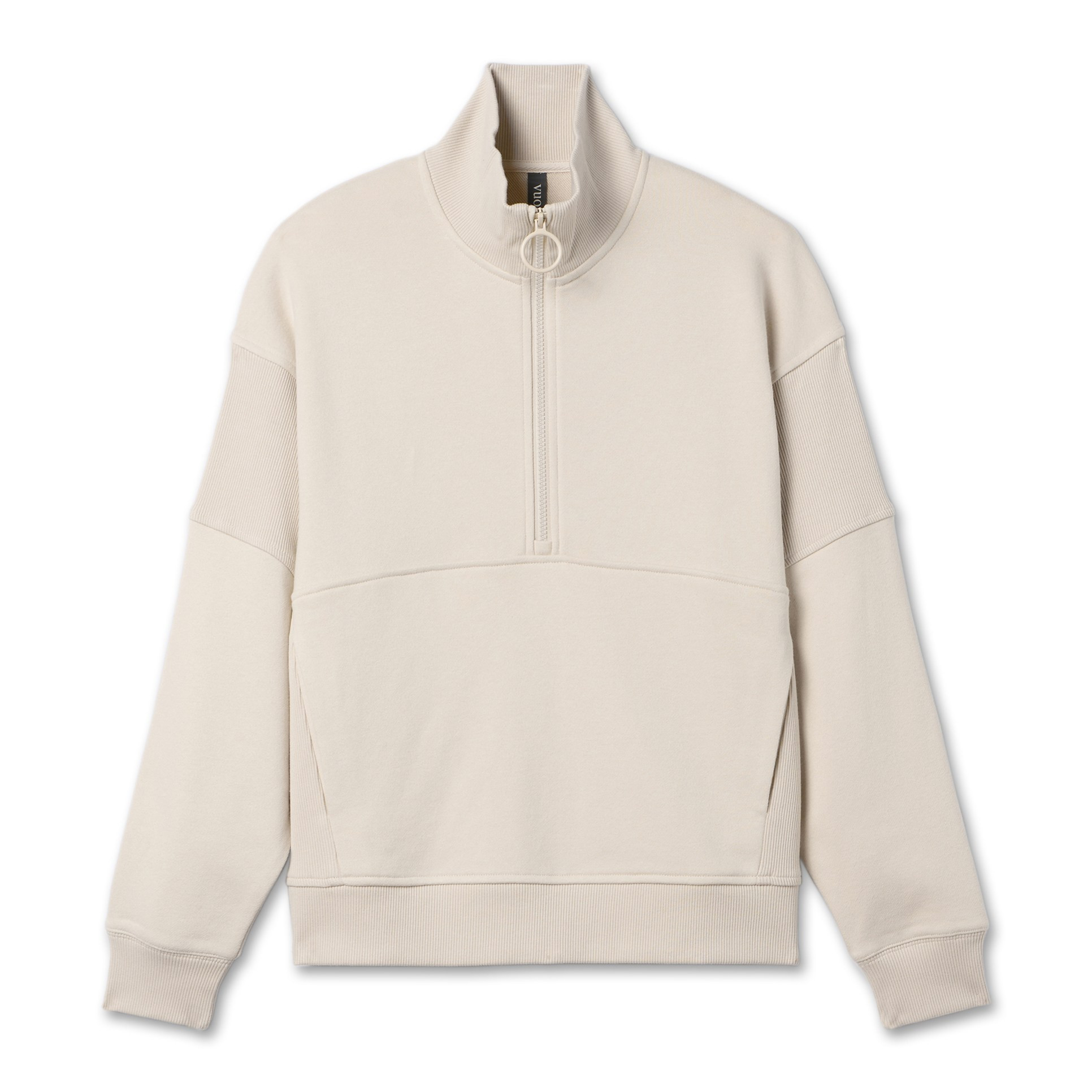 Vuori Women's Sedona Rib Half-Zip Top White M | REI