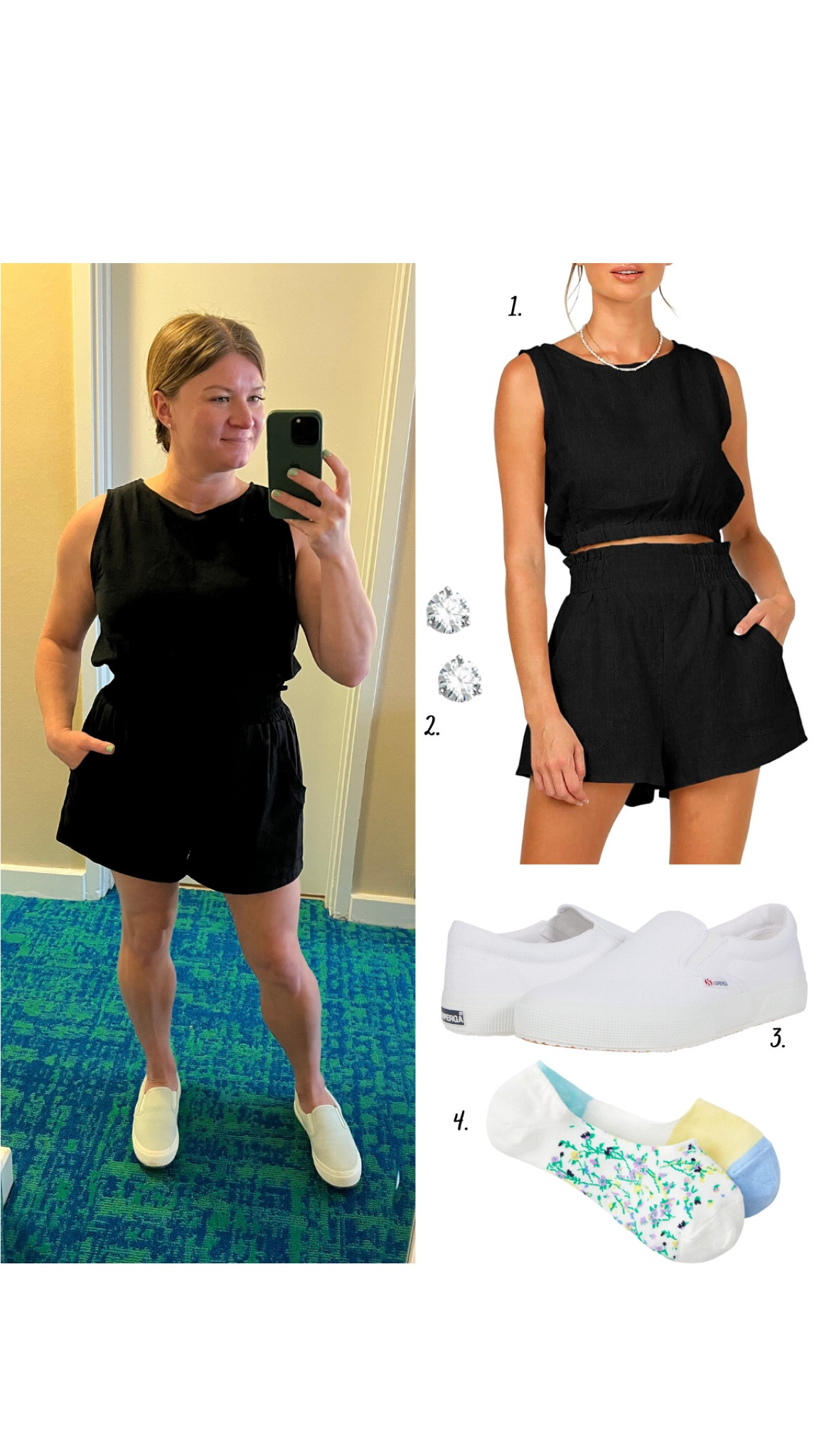 I wore a matching set (with pockets) on my Pearl Harbor and USS Arizona tour.

Bags are not allowed, so I had to stuff my pockets with all my belongings.

#LTKunder100 #LTKtravel #LTKstyletip