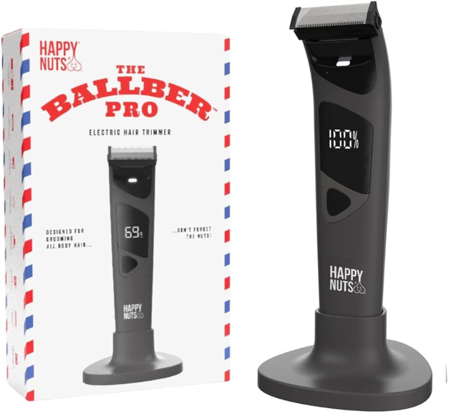 HAPPY NUTS The Ballber™ Pro Groin Trimmer for Men Waterproof Rechargeable Ball Shaver for Men (... | Amazon (US)
