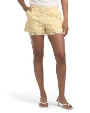 Floral Lace Shorts | TJ Maxx