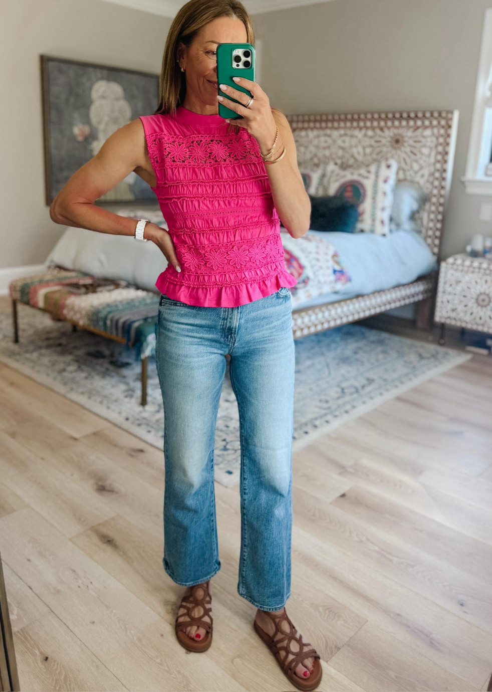 Sometimes you just need a little PINK pop to brighten the mood. 

 #LTKgrwm #LTKootd #LTKmomlife