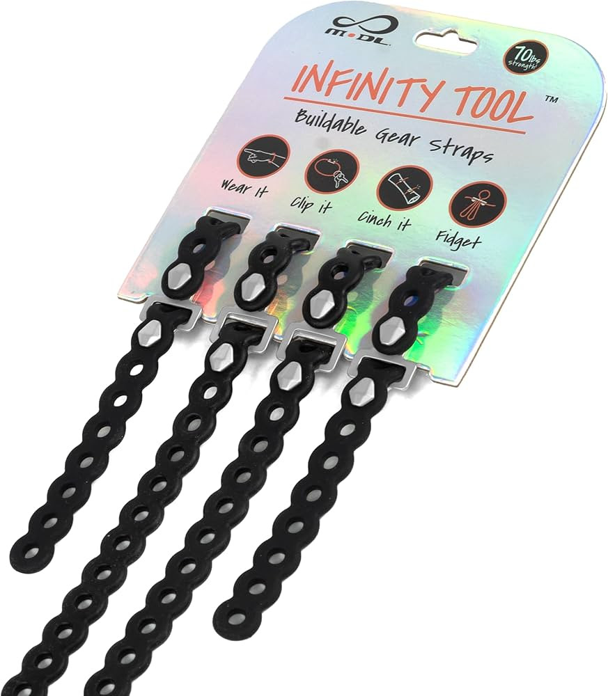 MODL Infinity Tool™ 2.0 Modular Straps (4-Pack) - Flexible Multi-Tool, Gear Strap, Wearable Gad... | Amazon (US)