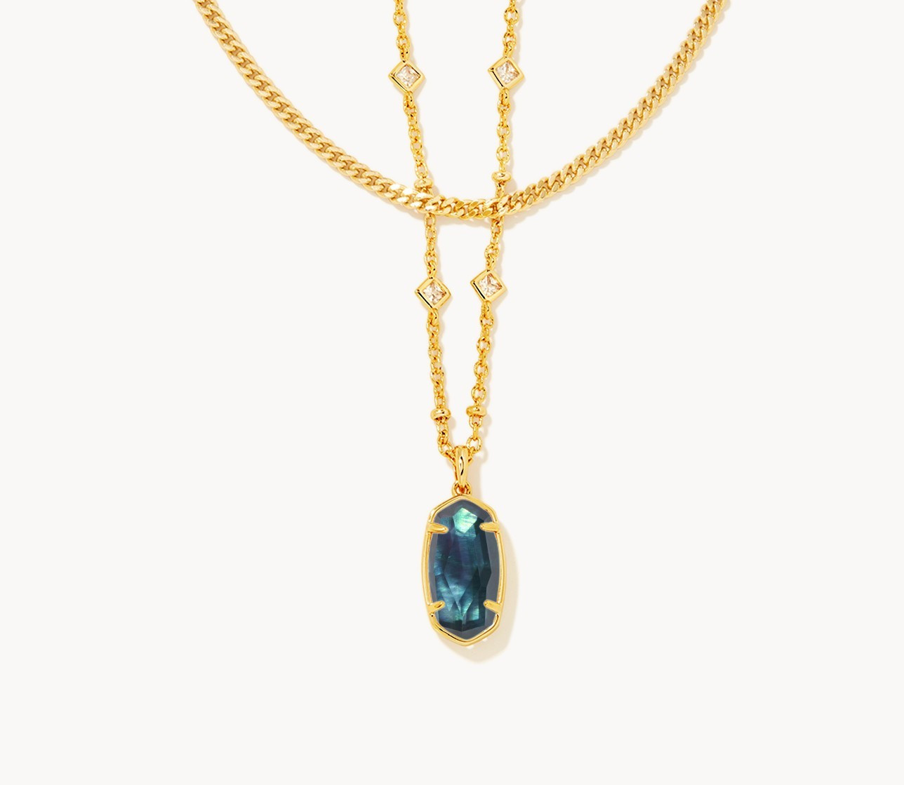 Elisa Linear MultiStrand Necklace | Kendra Scott