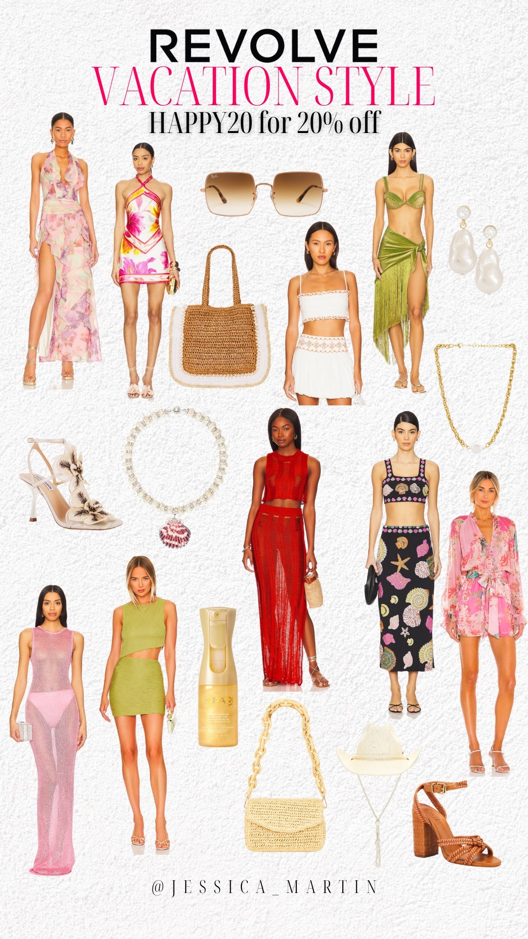Revolve sale vacation picks!!! HAPPY20 for 20% off!!! 

Spring break, swim, beach, style, outfits, jewelry, shoes, accessories, summer, Mexico, Italy, Europe, Mediterranean, France, Caribbean

#LTKSwim #LTKStyleTip #LTKSpringSale