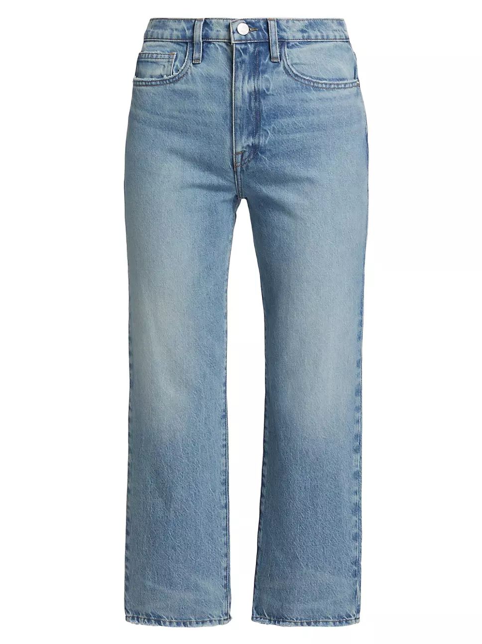 Le JaneHigh-Rise Straight Crop Jeans | Saks Fifth Avenue