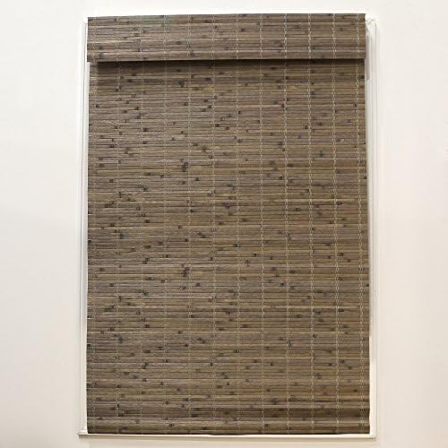 Radiance 2216606E Cordless Dockside Flatstick Bamboo Roman Shade - 30 in. W X 64 in. L, Driftwood | Amazon (US)