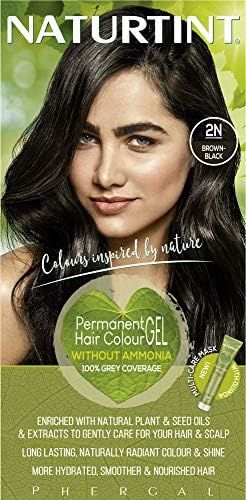 Naturtint Permanent Hair Color 2N Brown Black (Pack of 1), Ammonia Free, Vegan, Cruelty Free, up ... | Amazon (US)