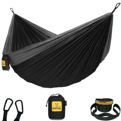 Wise Owl Outfitters Indoor/Outdoor Camping Hammock with Tree Straps for Travel, Hiking & Backpack... | Target