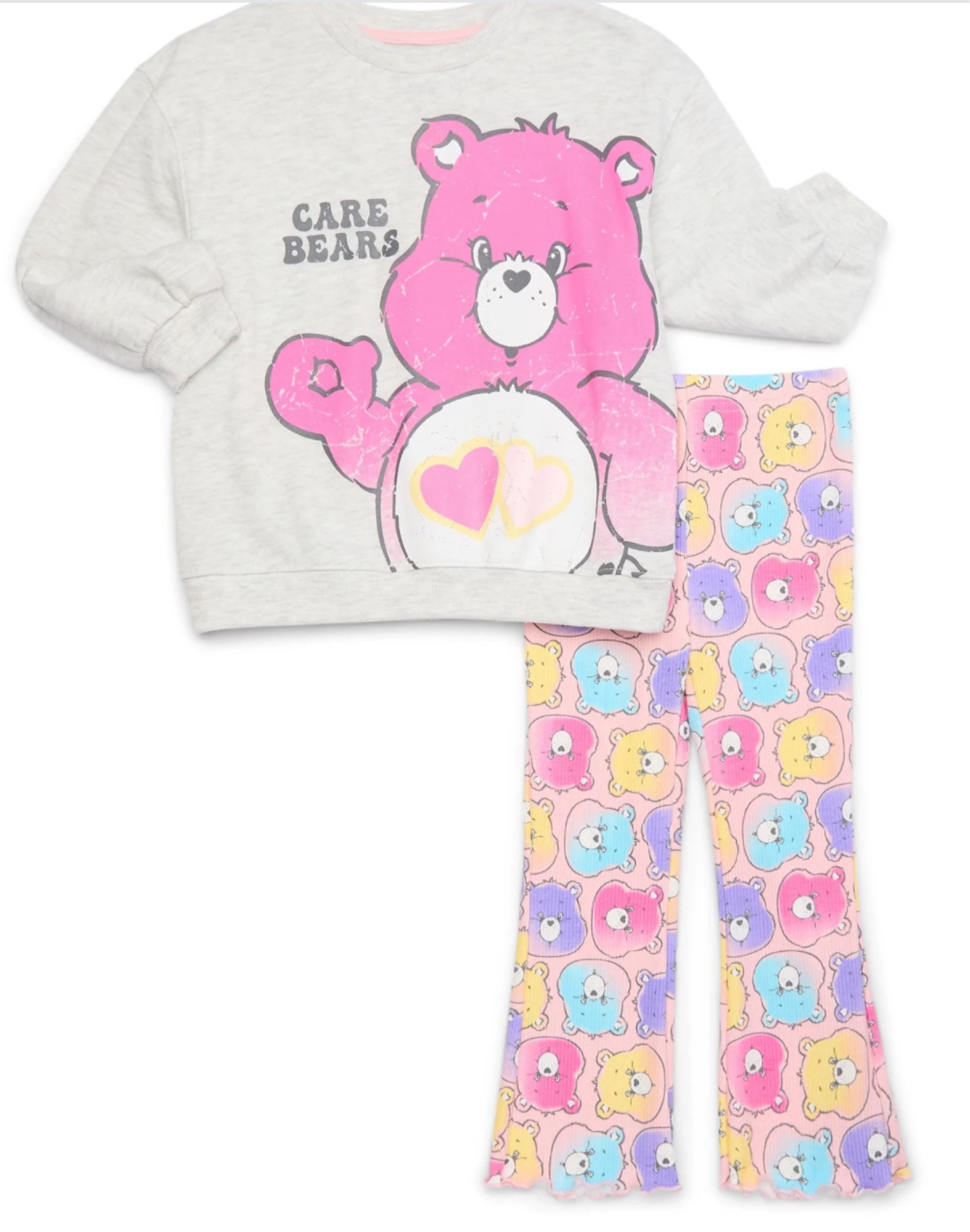 Care Bears Toddler Girl Graphic Sweatshirt and Leggings Set 