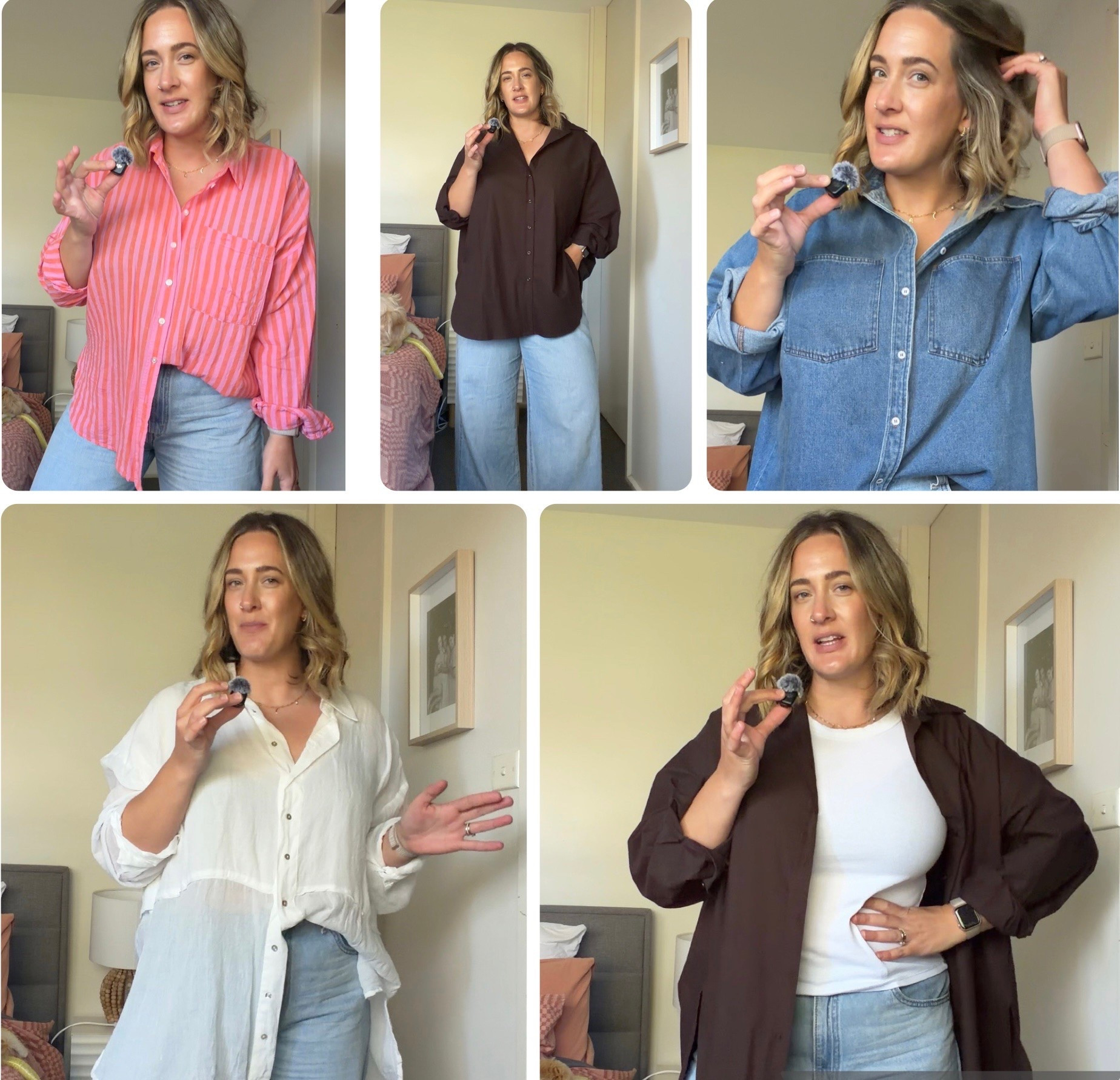 My jeans & a tee hack- switch the tee for a button down shirt! So many amazing options below.

Dissh- usually a size 12 in their oversized shirts 

#dissh #shirts #midsize

#LTKmidsize