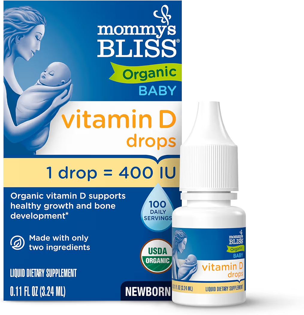 Mommy's Bliss Organic Drops No Artificial Color, Vitamin D, 0.11 Fl Oz | Amazon (US)