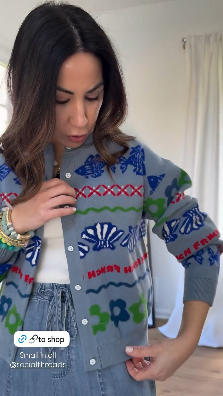 Small cardigan. Small chambray pants.

#LTKPetite #LTKOver40

#LTKOver40 #LTKPetite