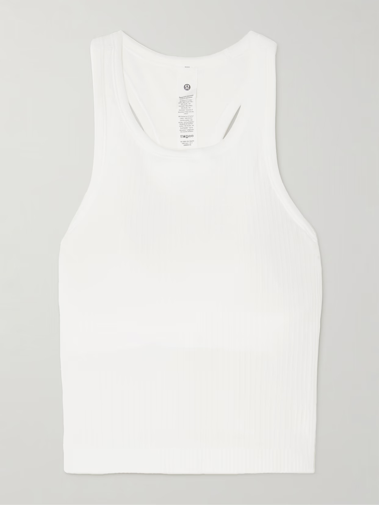 lululemon - Ebb To Street Ribbed Jersey Tank - White | NET-A-PORTER (US)