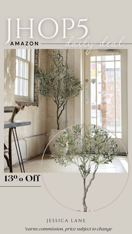 Amazon daily deal, save 13% on this gorgeous artificial olive tree. Home decor, home accents, olive tree, artificial tree, artificial olive tree, Amazon home, Amazon deal

#LTKSaleAlert #LTKHome #LTKStyleTip