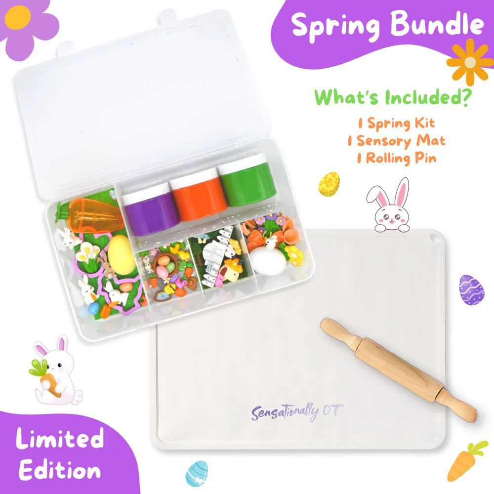 Spring KIT, Play Mat, & Rolling Pin | Sensationally OT