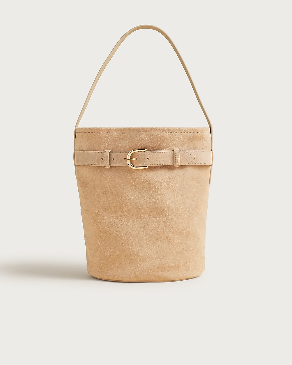 Berkeley belted bucket bag in suede | J. Crew US