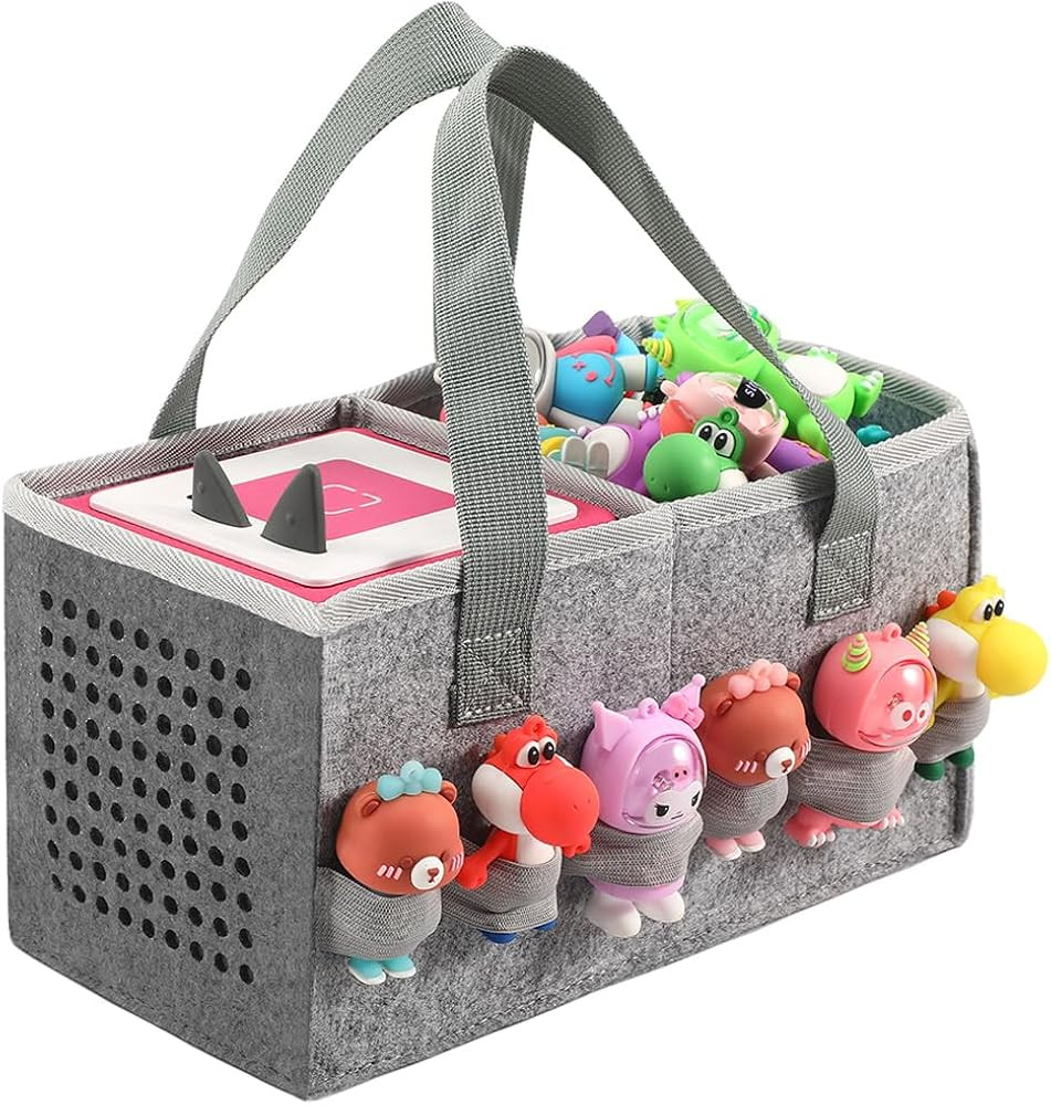 Carrying Case for Toniebox Starter Set and Tonies Figurines, Travel Felt Cloth Musical Toy Foldin... | Amazon (US)