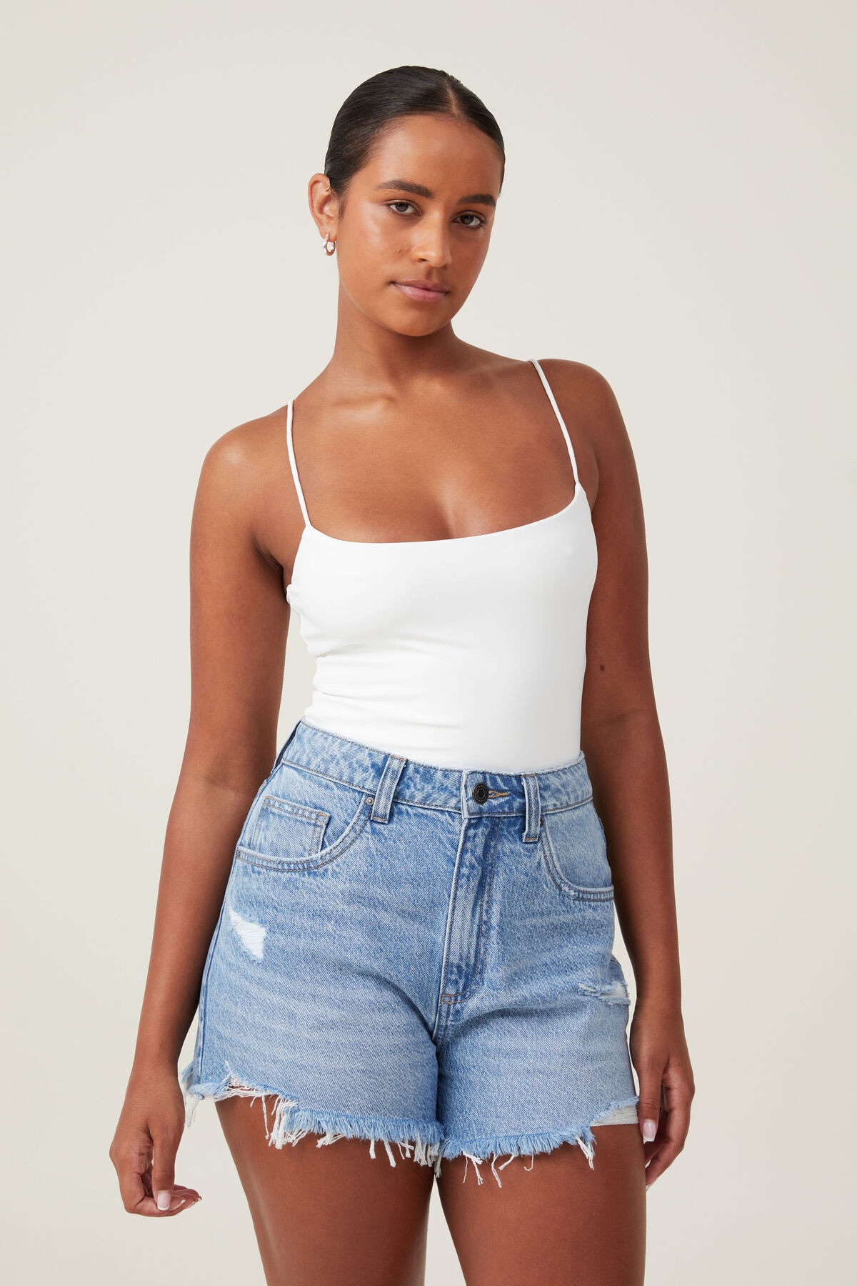 Curvy High Mom Denim Short | Cotton On (US)