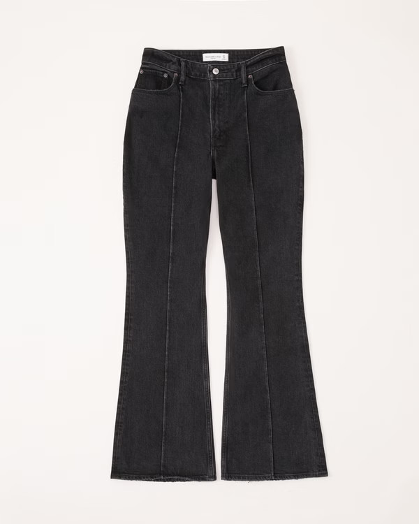 Women's Curve Love High Rise Vintage Flare Jean | Women's Bottoms | Abercrombie.com | Abercrombie & Fitch (US)