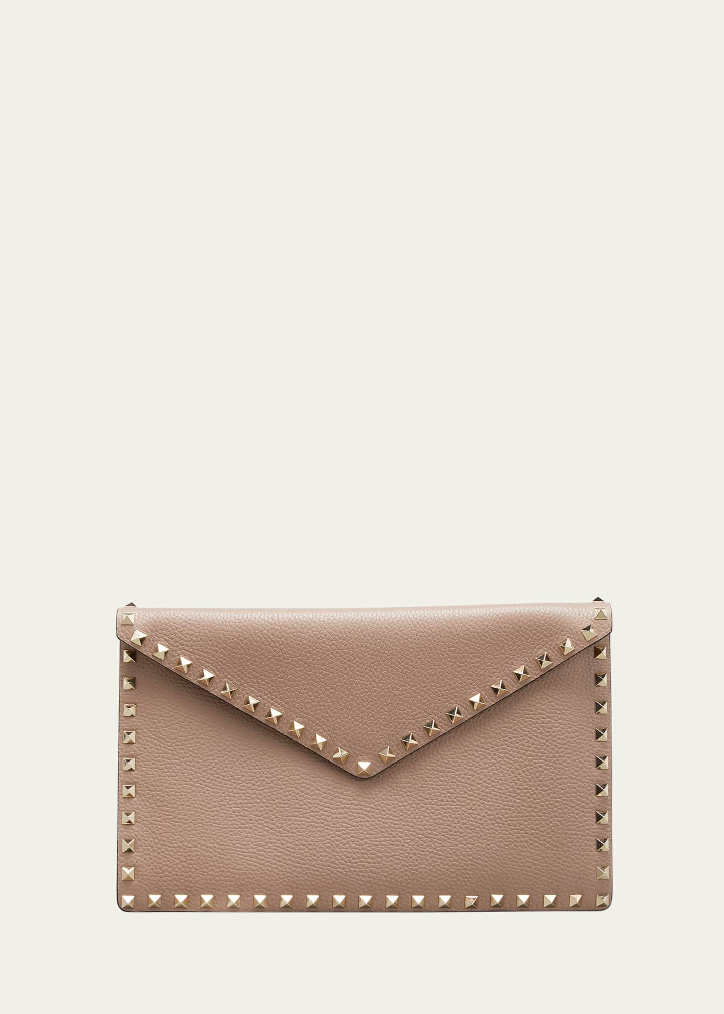 Valentino Garavani Rockstud Large Envelope Clutch Bag | Bergdorf Goodman
