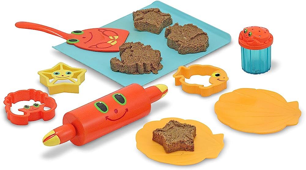 Melissa & Doug Sunny Patch Seaside Sidekicks Sand Cookie-Baking Set (FFP) | Amazon (US)