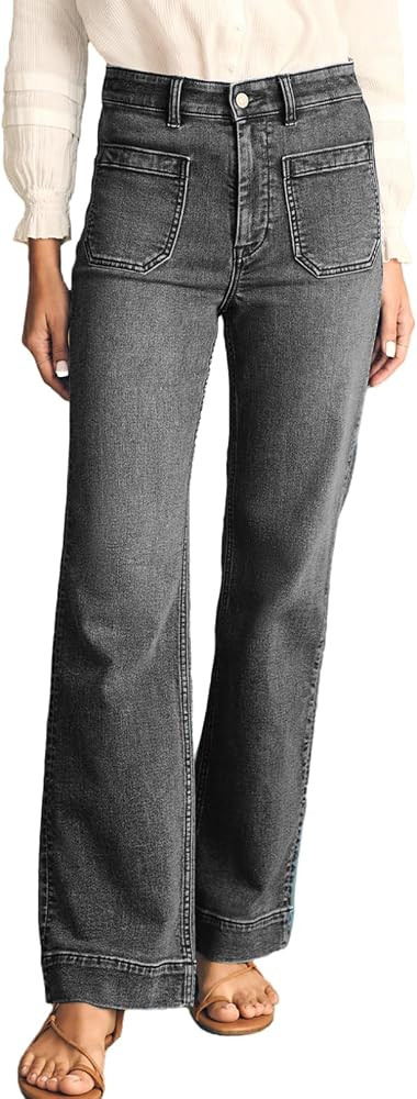 Astylish Women's Wide Leg Jeans High Waisted Denim Pants | Amazon (US)