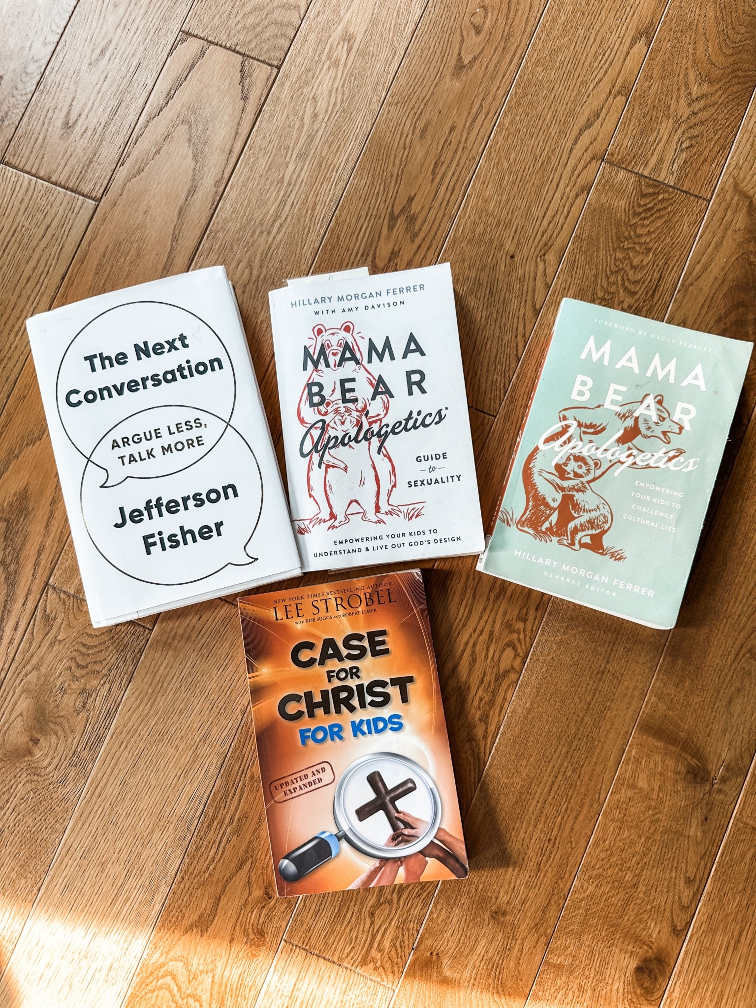 I’ve taken most of the week to reflect on the horrors that have ensued this week, and I’ve come out with the resolve that we need to be doing better as parents. We need to be better equipping our children to handle hardship. We need to empower them to know truth, THE truth, and to stand firm defending the truth. We need to show up better as parents and show our children how to respond to our modern culture and what the Bible says about it. We need to teach our children how to debate- how to ask questions, and to disagree respectfully and with kindness. We need to teach our children how to have decent conversations, to love our neighbor, and to never waver, even when on the receiving end of a bully. 

The retaliation is equipping. 
Here’s a few books that have majorly impacted me as a parent. I also included one for kids that encourages them to search out Scriptures for themselves, not to just take it from us. 
I also linked another that isn’t shown because I listened on audiobook  

#LTKHome #LTKBaby #LTKFamily