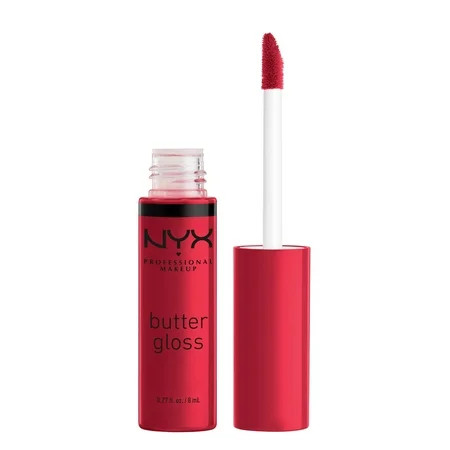 NYX Professional Makeup Butter Gloss, Non-sticky Lip Gloss, Red Velvet 0.27 Oz | Walmart (US)