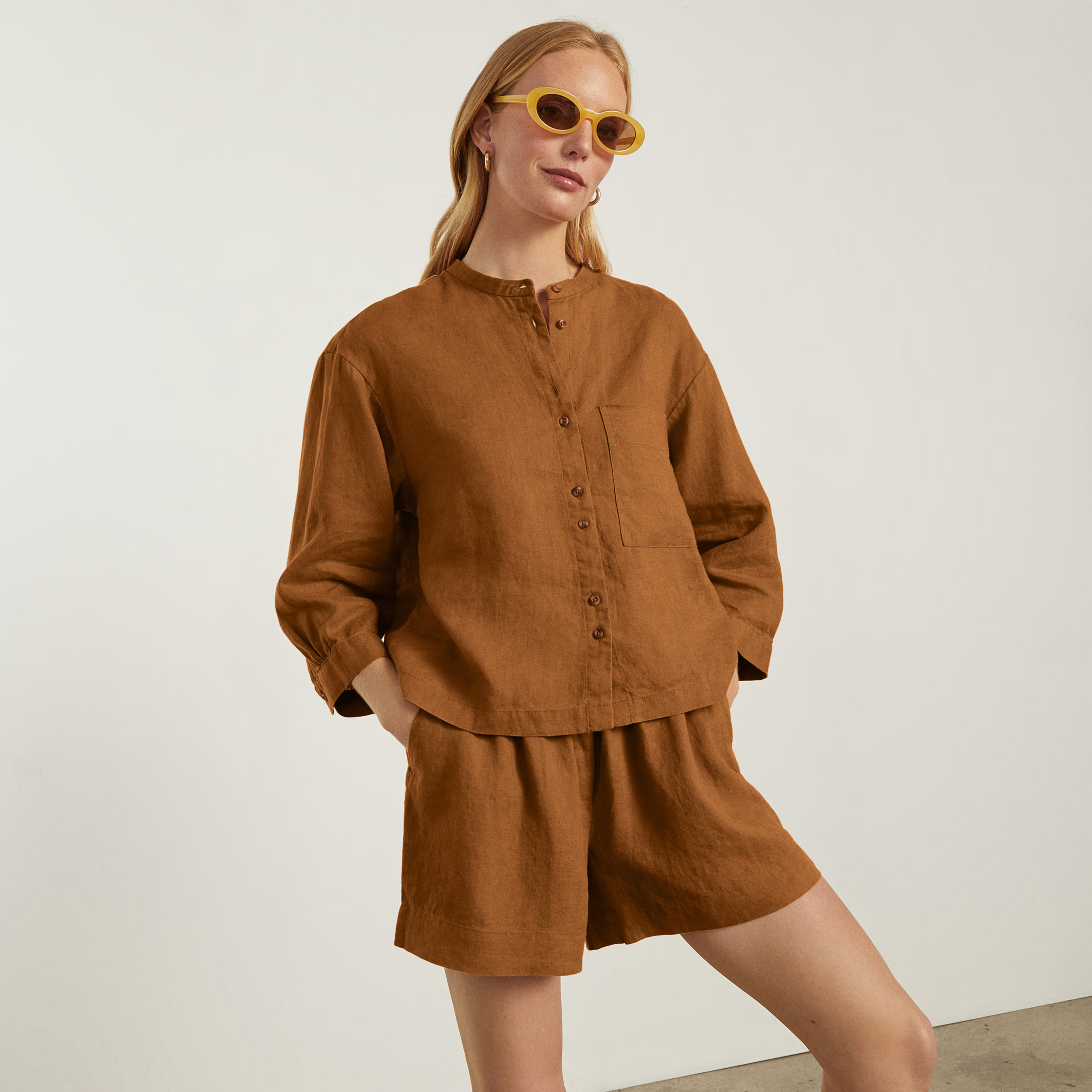 The Linen Billow Blouse | Everlane