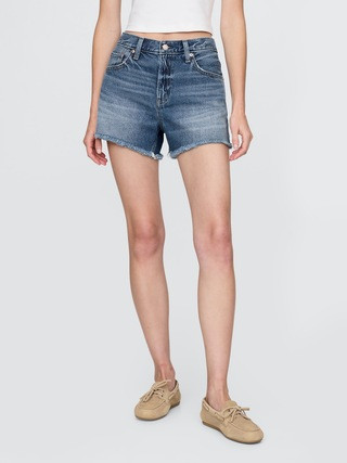 4" Mid Rise UltraSoft Relaxed Cutoff Shorts | Gap (US)