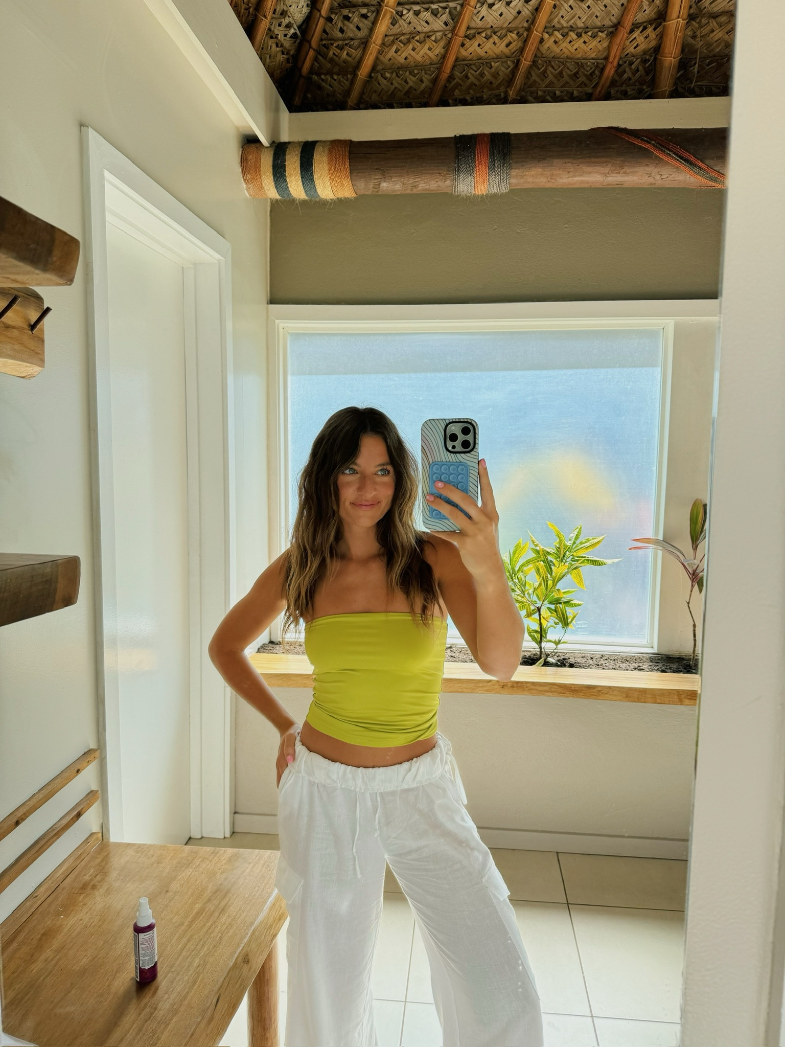 shoot ready📸 top is old Abercrombie but linked similar from free people:) 

vacation outfit, linen pants, tube top, summer outfit 

#LTKSeasonal #LTKfindsunder100 #LTKtravel