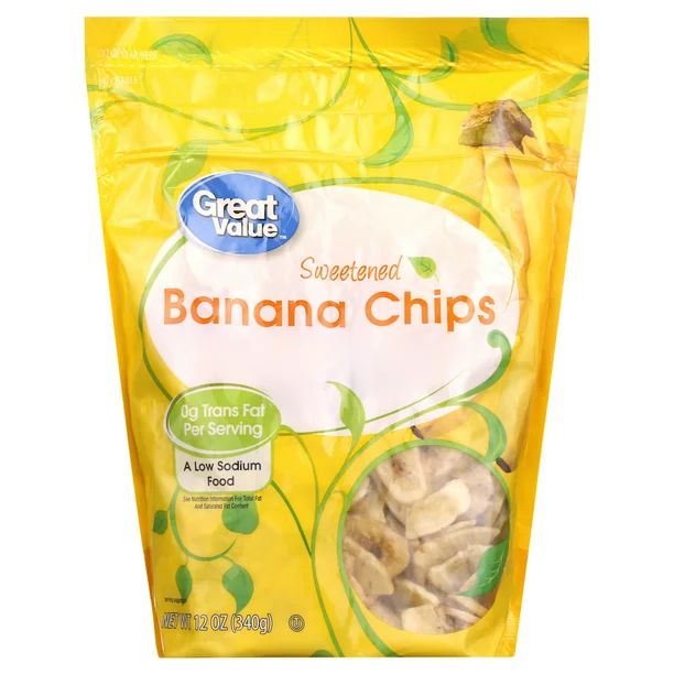 Great Value Banana Chips, 12 oz - Walmart.com | Walmart (US)