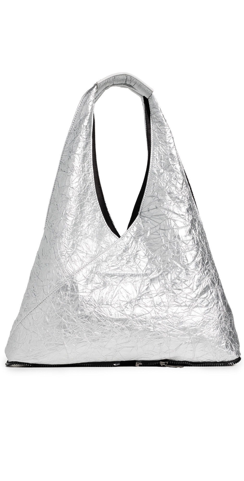 MM6 Maison Margiela Japanese Zip Around Pouch Black/Silver One Size | Shopbop